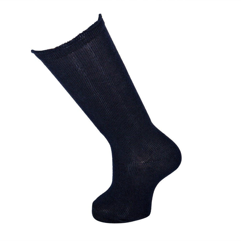 4245 CALCETÍN PUÑO ADORNO ALTO 039-Marino
