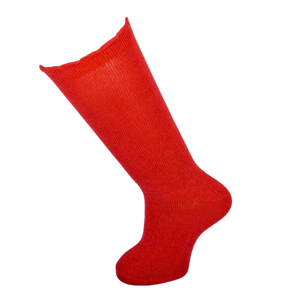 4245 CALCETÍN PUÑO ADORNO ALTO 076-Rojo