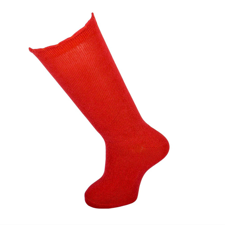 4245 CALCETÍN PUÑO ADORNO ALTO 076-Rojo