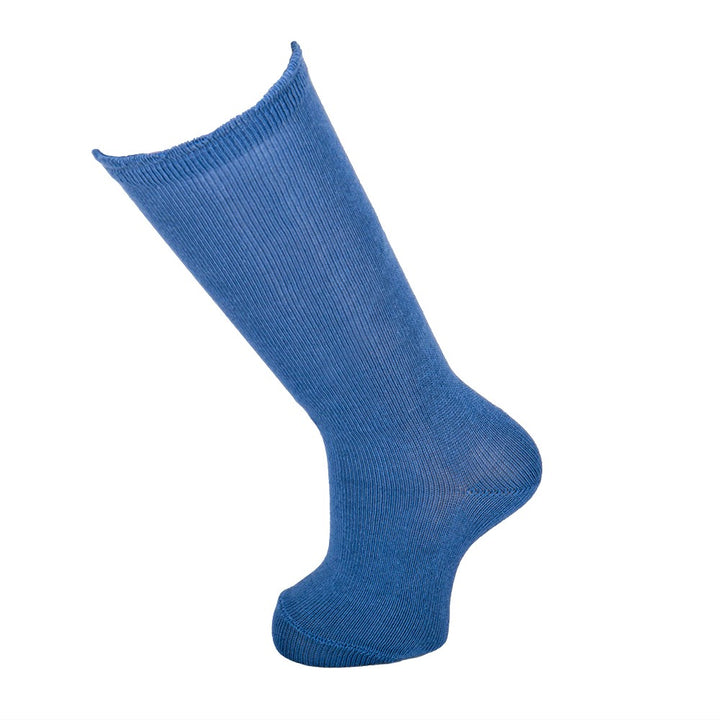 4245 CALCETÍN PUÑO ADORNO ALTO 294-Azul Azafata