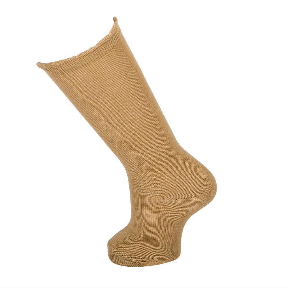 4245 CALCETÍN PUÑO ADORNO ALTO 424-Cámel