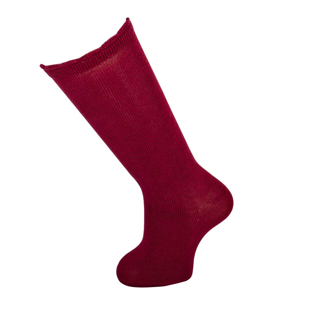 4245 CALCETÍN PUÑO ADORNO ALTO 784-Grana