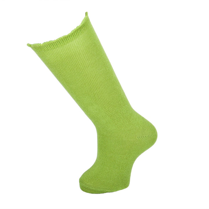 4245 CALCETÍN PUÑO ADORNO ALTO 820-Verde Jardín