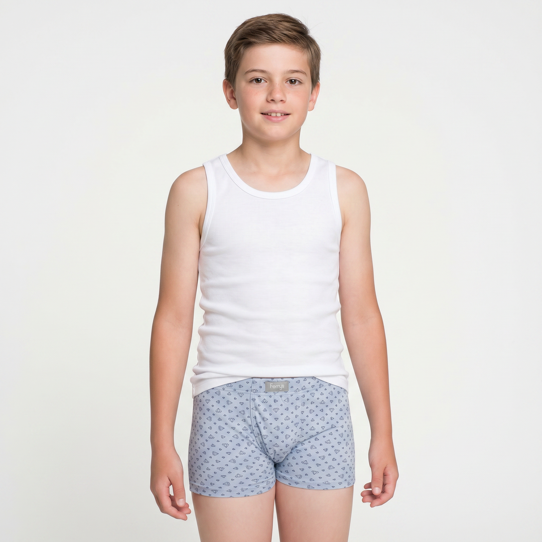 354 PACK OF PRINTED COTTON BOXERS