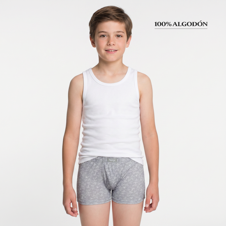 354 PACK OF PRINTED COTTON BOXERS