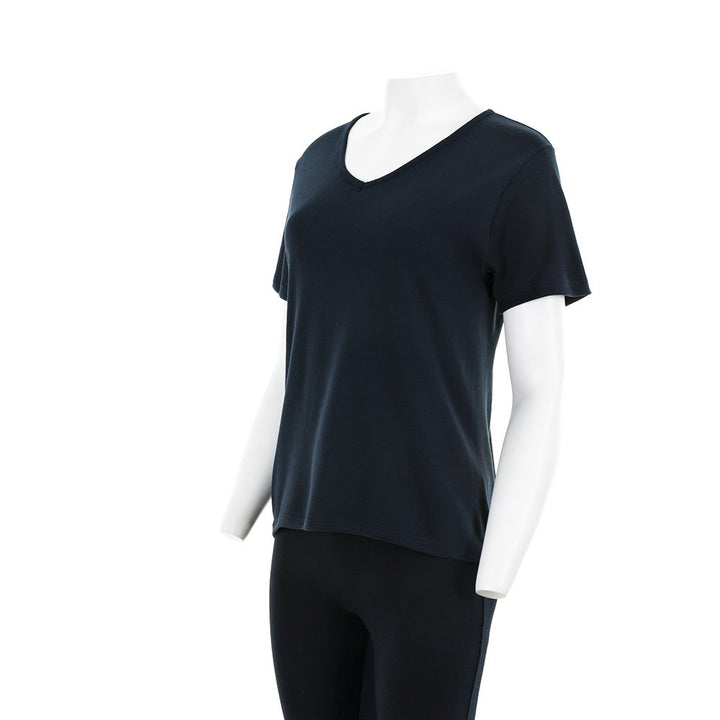 7834 CAMISETA MANGA CORTA ANCHA . CUELLO V 039-Marino