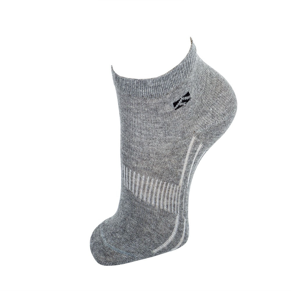 4572 2 PARES. CALCETÍN CORREDOR TOBILLERO 129-Gris Vigoré