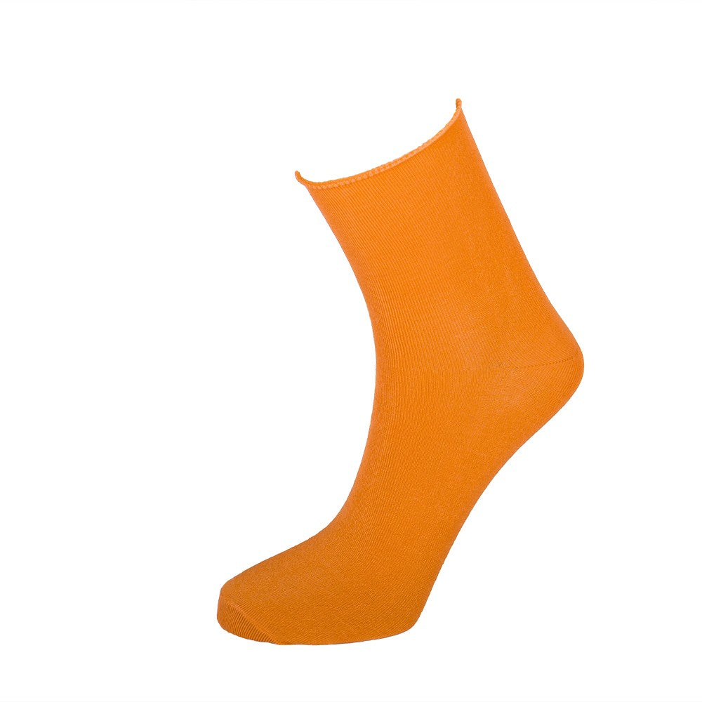 4510 CALCETÍN SIN PUÑO HILO DE ESCOCIA 628-Naranja Única