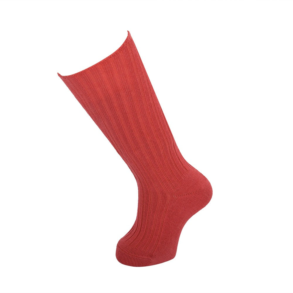 4752 CALCETÍN CANALÉ SIN PUÑO ALTO 076-Rojo