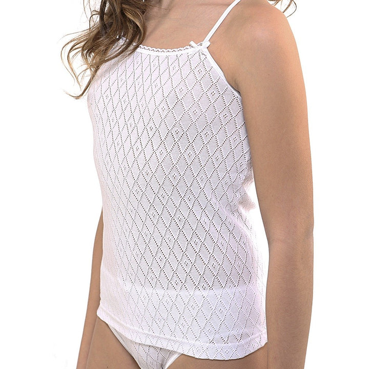 5814 CAMISETA ROMBOS HILO DE ESCOCIA 000-Blanco