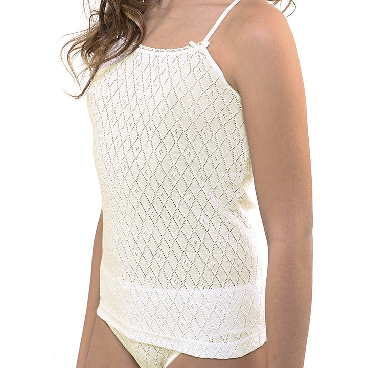 5814 CAMISETA ROMBOS HILO DE ESCOCIA 401-Cava