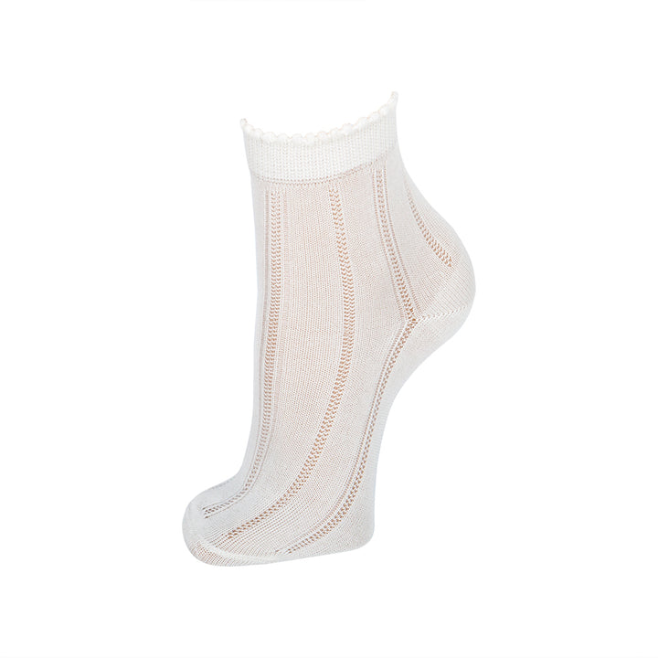 4034 CALADO TOBILLERO CON PUÑO FANTASÍA 403-Beige