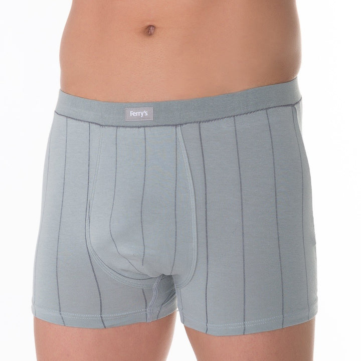 5087 BÓXER CERRADO RAYA FINA 095-Gris Plomo