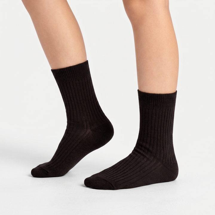 4112 CALCETINES CANALÉ 100% ALGODÓN ANTIALÉRGICO - BEBÉ - Ferry's - 058 - Marrón - 22 - 24 - 4112002058000