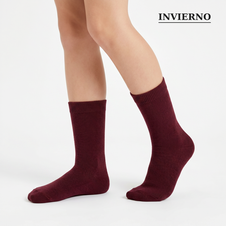4123 PLAIN WINTER SOCKS