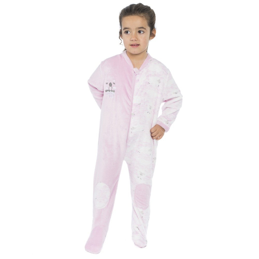 PELELE MANTA POLAR OVEJITAS Rosa