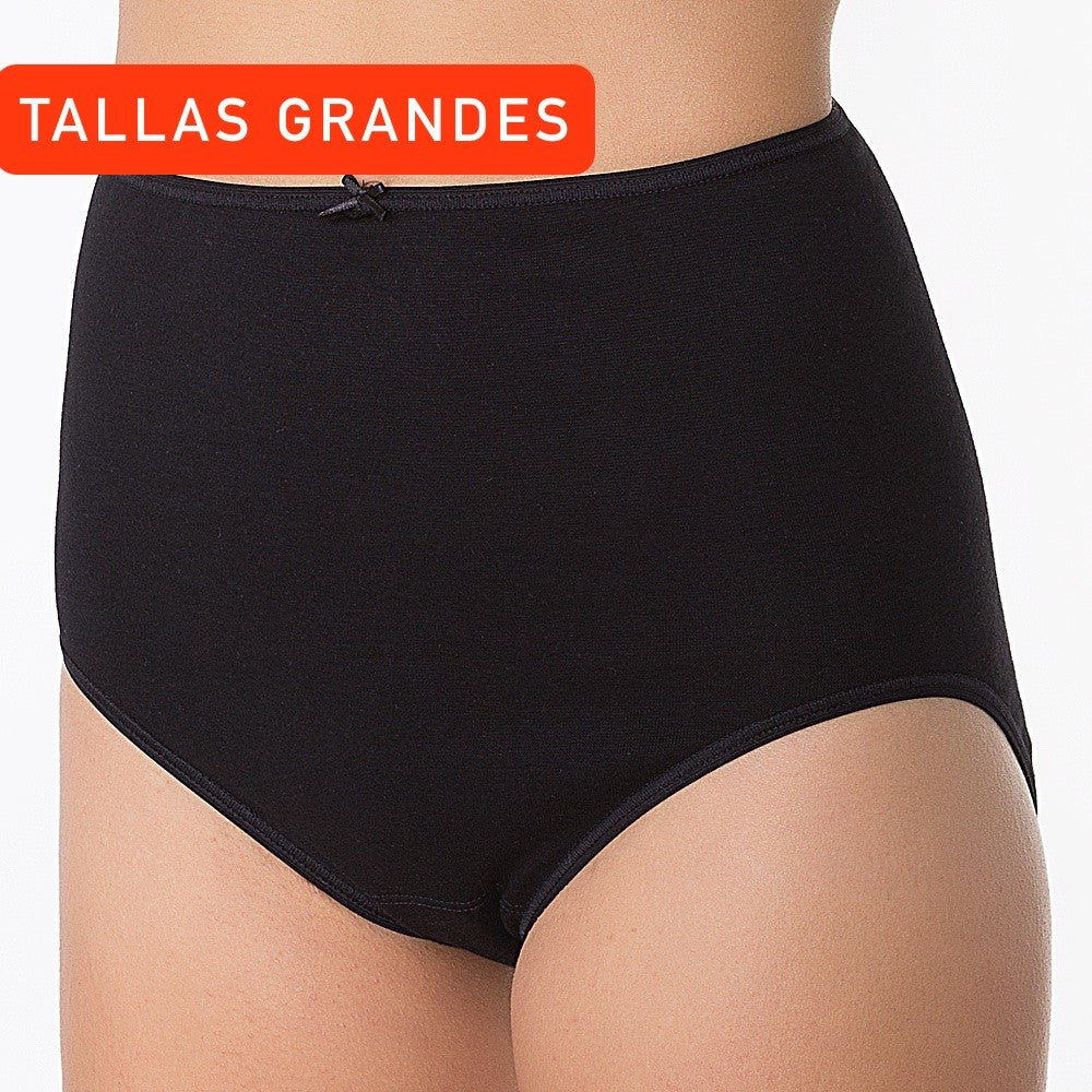 5638b BRAGA ALTA ADAPTABLE SIN COSTURAS 009-Negro 2XL