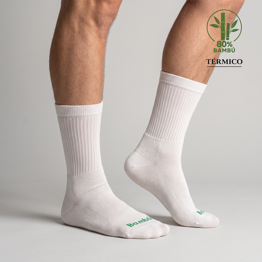 4342 CALCETÍN TÉRMICO DE BAMBÚ HOMBRE CON RIZO