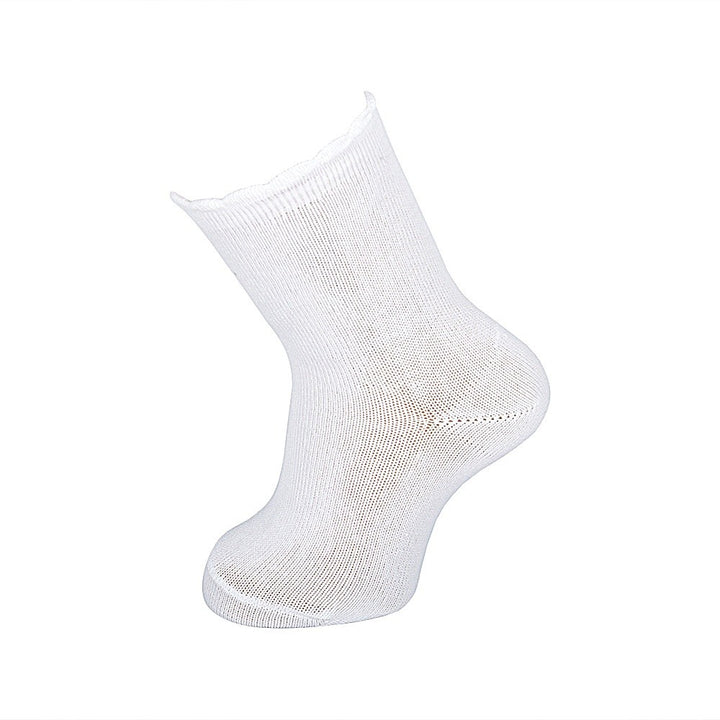 4243 CALCETÍN PUÑO ADORNO 000-Blanco