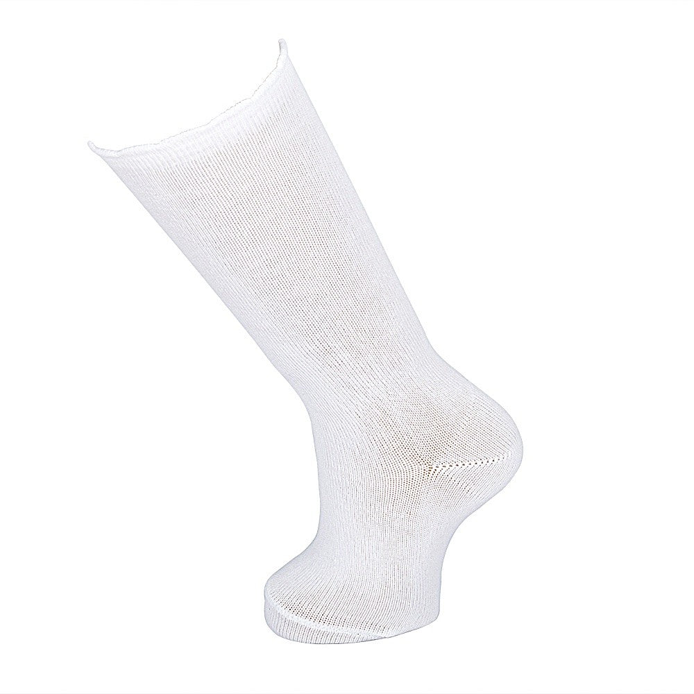 4245 CALCETÍN PUÑO ADORNO ALTO 000-Blanco