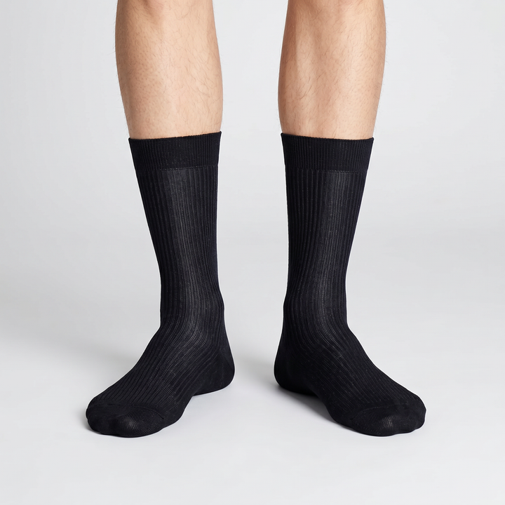 4439 CALCETINES CANALÉ 100% ALGODÓN HILO ESCOCIA ANTIALÉRGICO - HOMBRE - Ferry's - 009 - Negro - 39 - 40 - 4439940009000