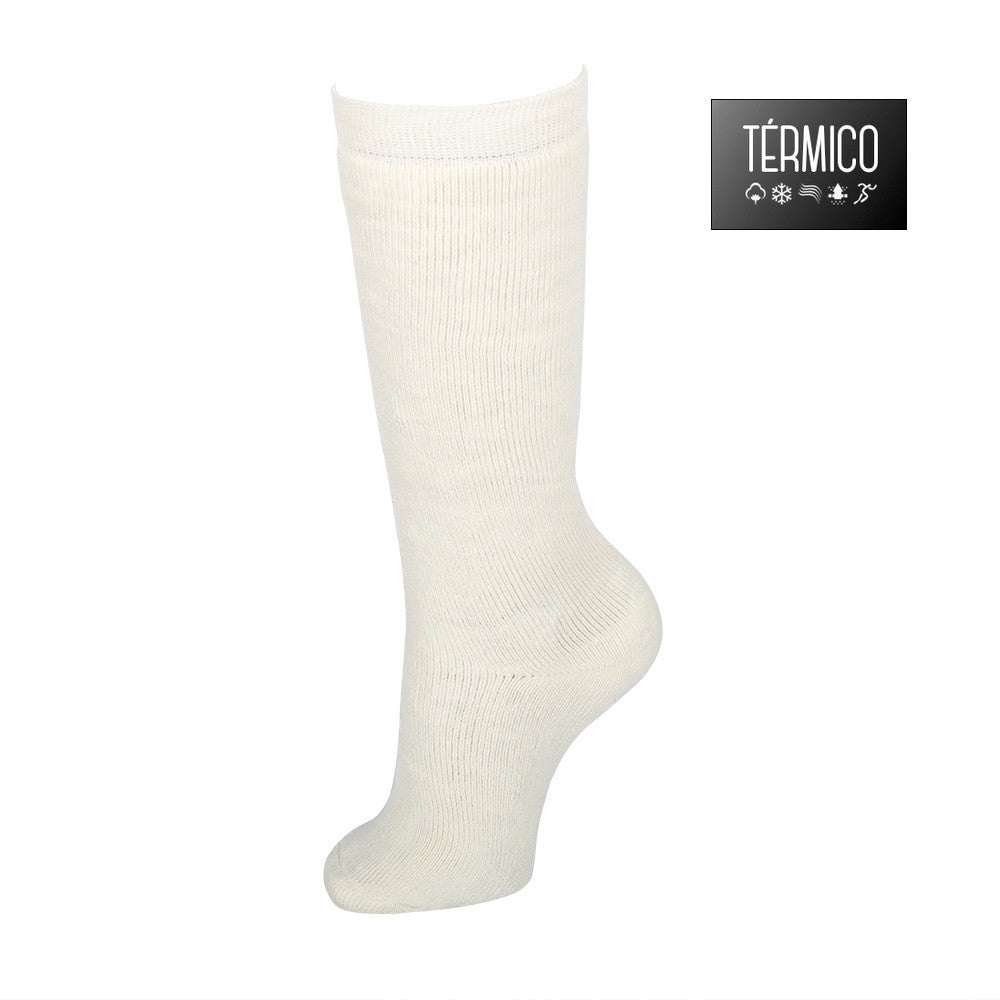 4204 CALCETÍN TÉRMICO ALTO RODILLA 403-Beige