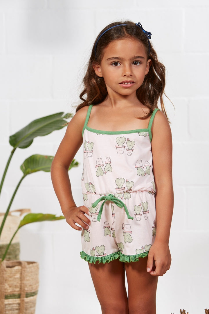 MONO NIÑA CACTUS Único