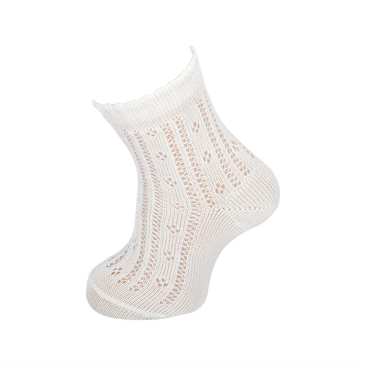 4036 CALCETÍN CALADO PERLÉ 403-Beige