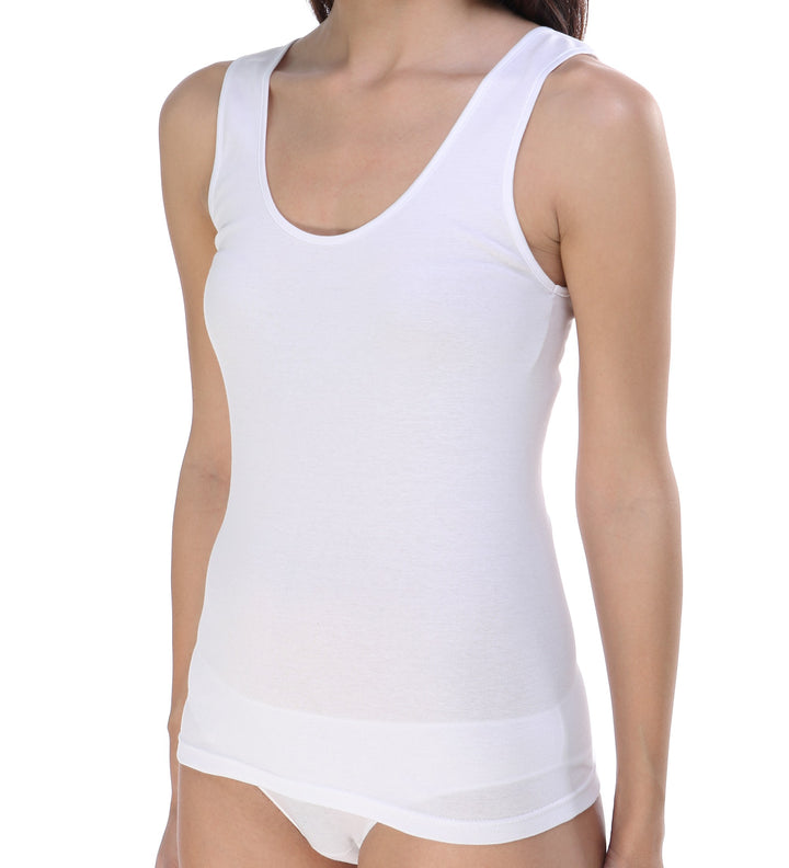 5867 CAMISETA TIRANTES ANCHOS BÁSICA 000-Blanco