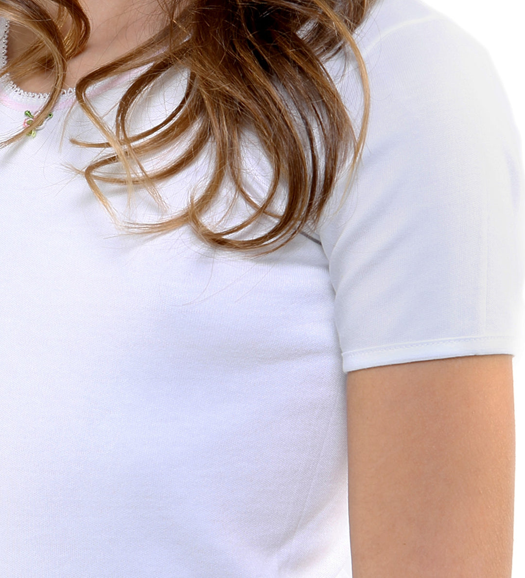 9803 CAMISETA MANGA CORTA AFELPADA TÉRMICA FLOR