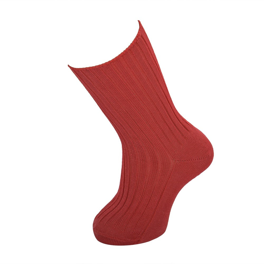 4700 CALCETÍN CANALÉ PERLÉ 076-Rojo