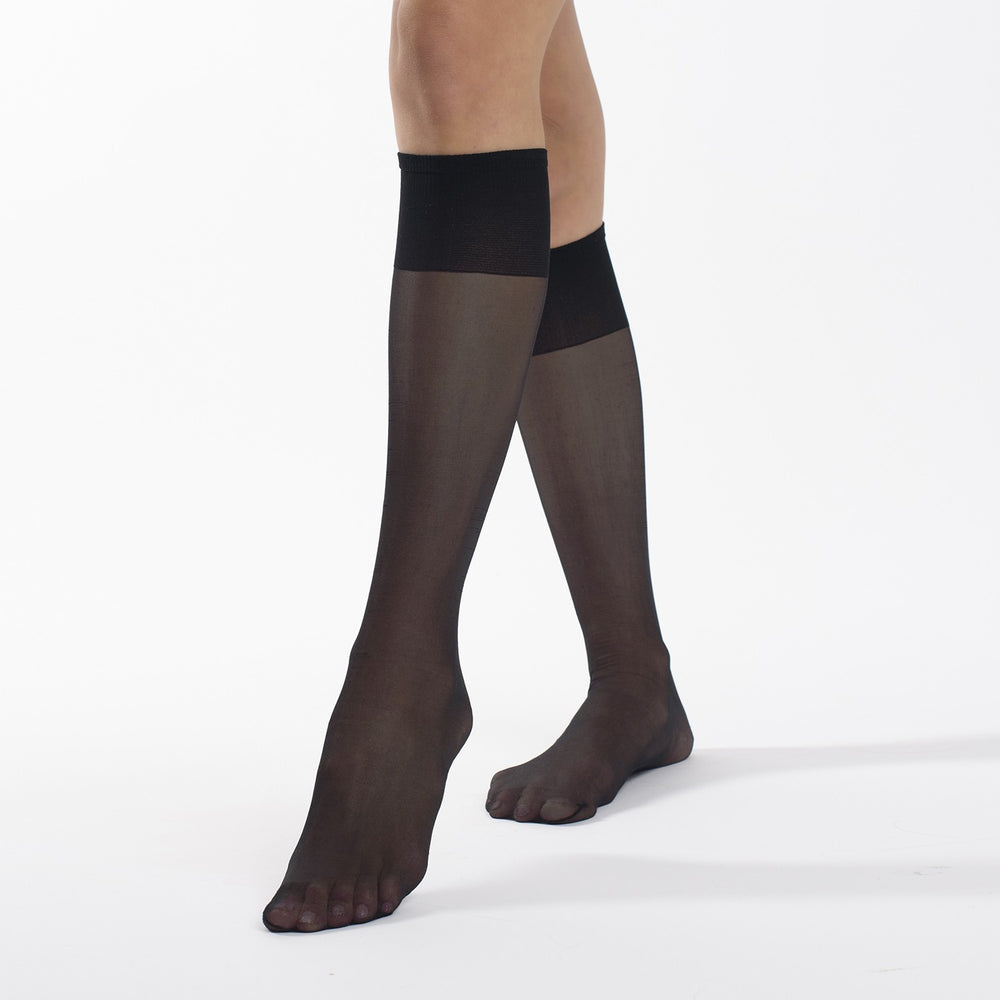 PACK 2 CALCETINES MINIMEDIA ULTRAFINA 17 DEN Negro Única