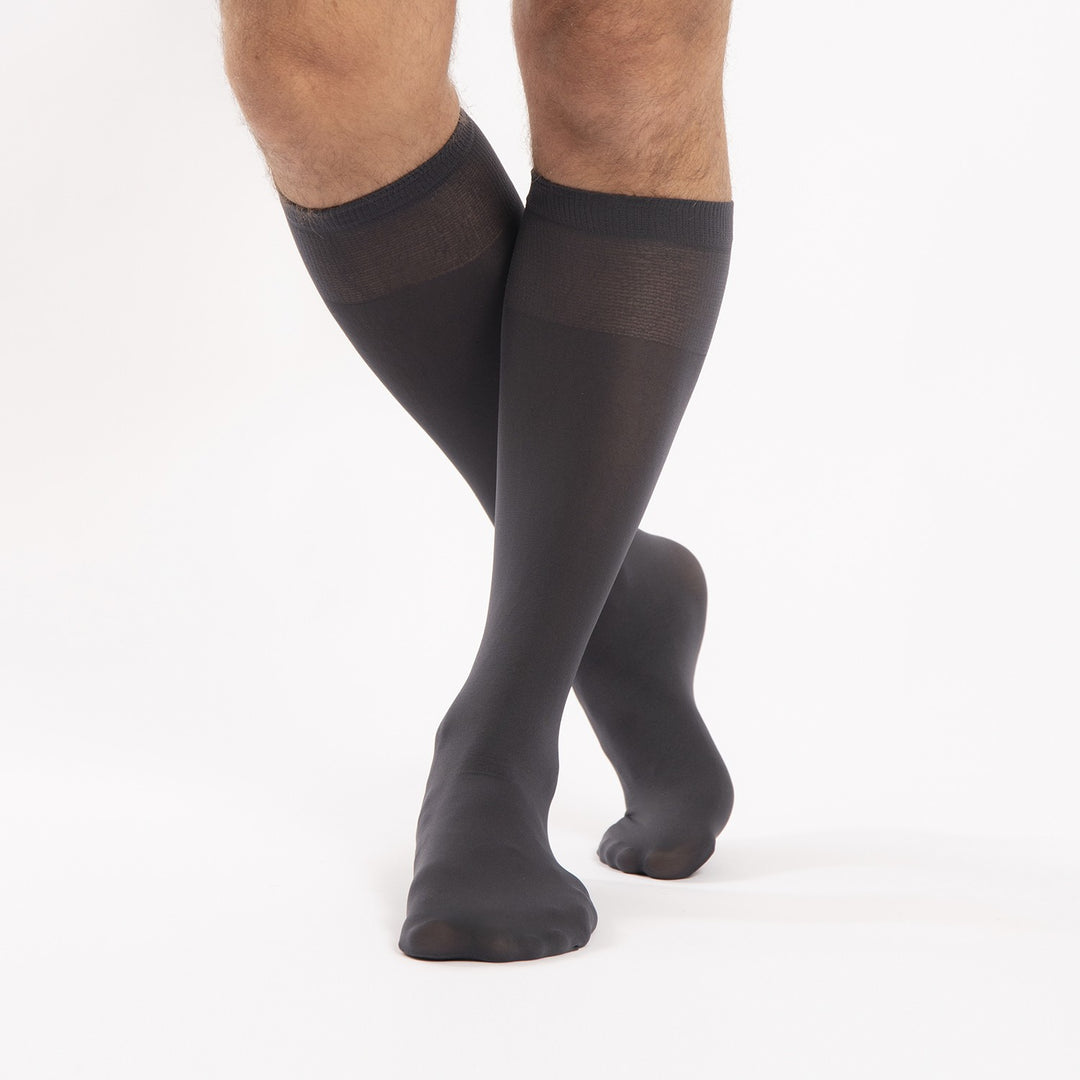 PACK DE 2 CALCETINES MICROFIBRA EJECUTIVO 70 DEN Gris Única