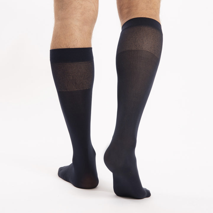 PACK DE 2 CALCETINES MICROFIBRA EJECUTIVO 70 DEN Marino Única