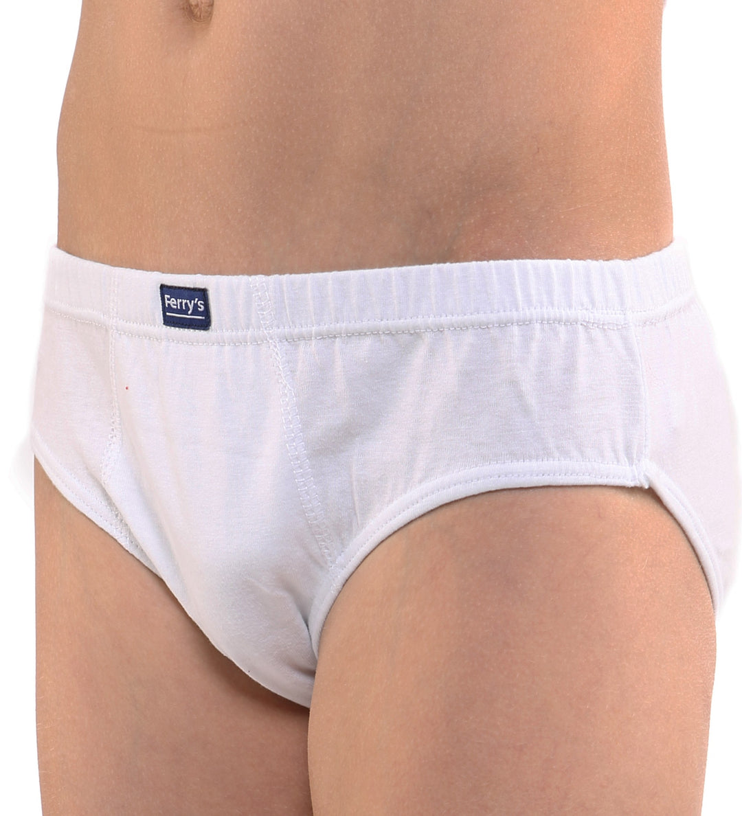 5306 SLIP CERRADO LISO BÁSICO 100% ALGODÓN ANTIALÉRGICO 000-Blanco