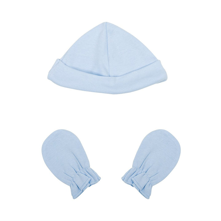 2100B GORRITO Y MANOPLAS ALGODÓN BLANCO