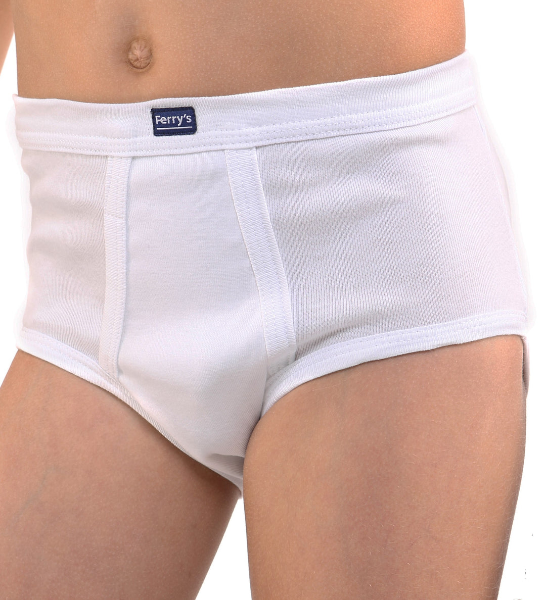 5380 SLIP ABIERTO CLÁSICO ALGODÓN 000-Blanco