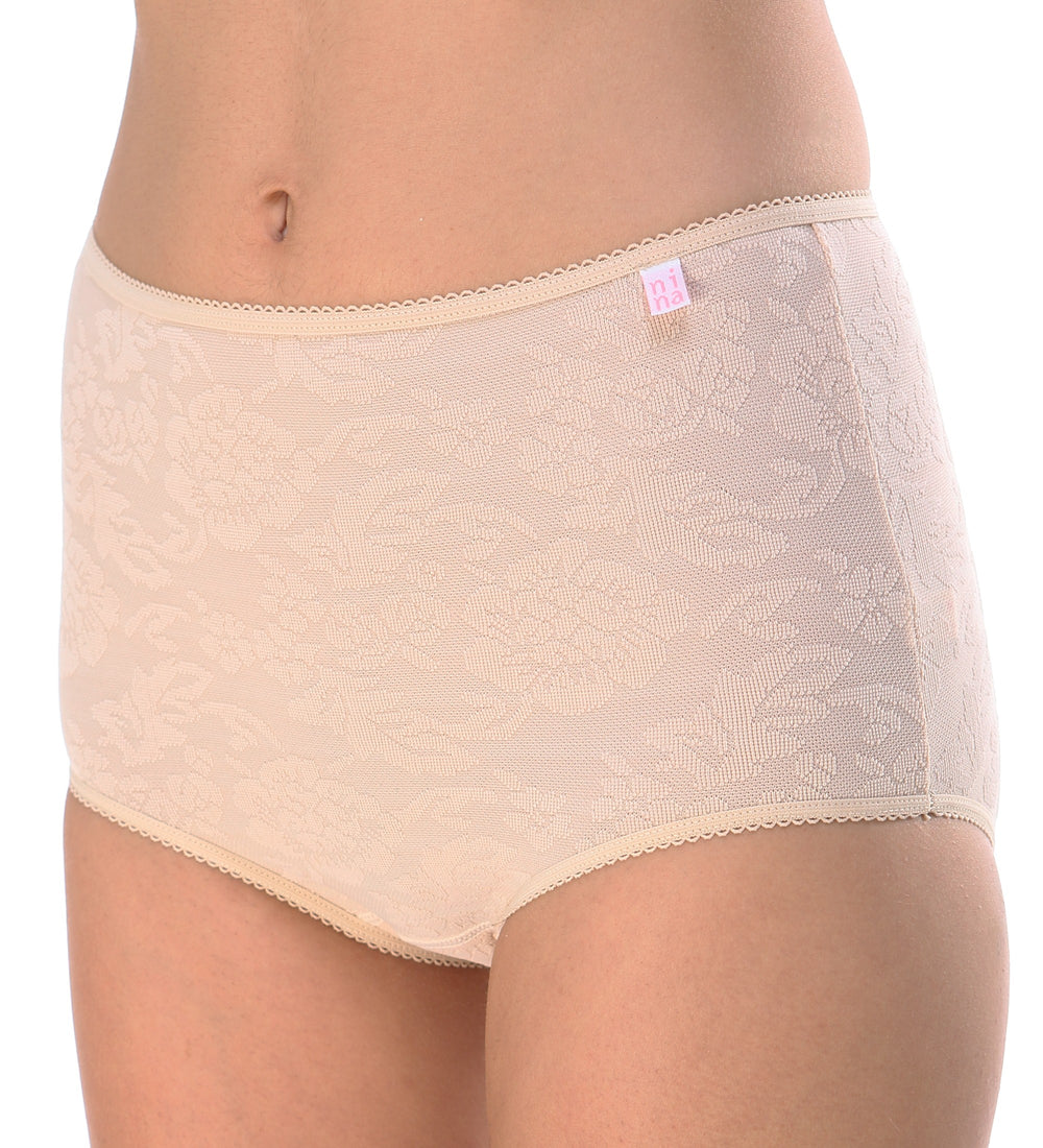 5619 BRAGA JACQUARD FLORES 450-Beige Arena