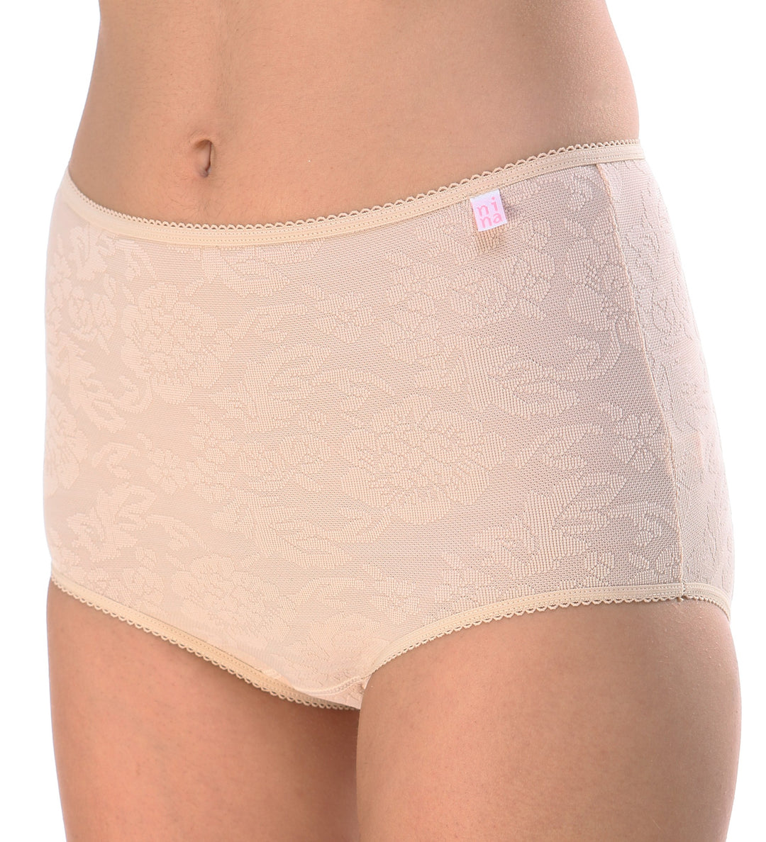 5619 BRAGA JACQUARD FLORES 450-Beige Arena