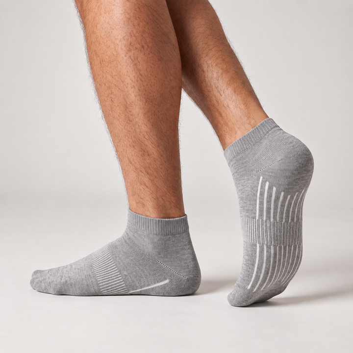 4927 PACK 2  PARES CALCETINES CORTOS DE HOMBRE DE ALGODÓN