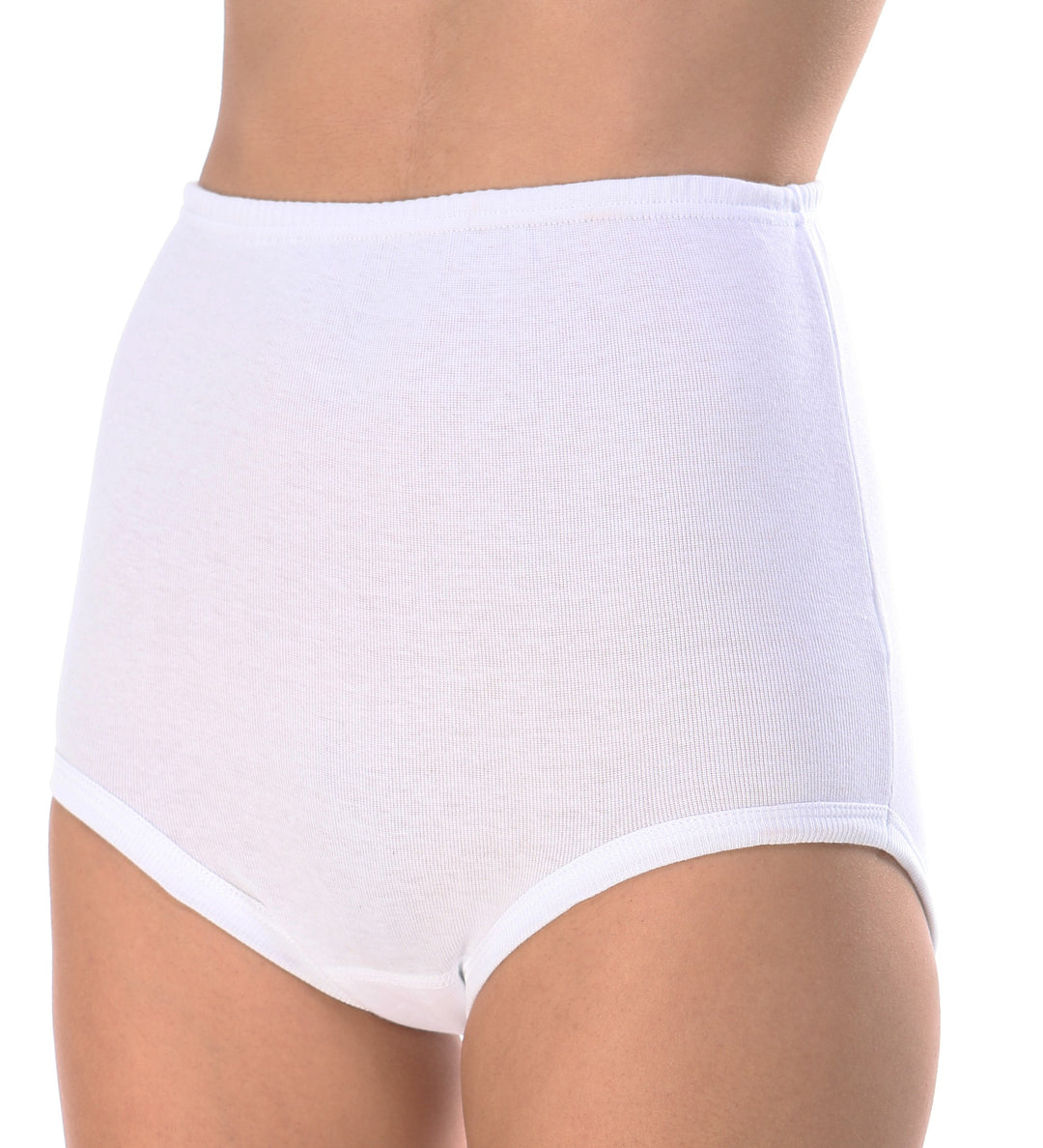 5629 BRAGA EXTRA ALTA 100% ALGODÓN ANTIALÉRGICA 000-Blanco