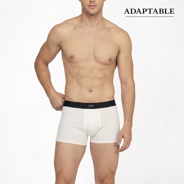 5007b BÓXER CERRADO ADAPTABLE CON GOMA 000-Blanco 2XL-64
