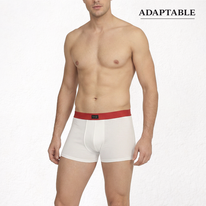 5007b BÓXER CERRADO ADAPTABLE CON GOMA 000-Blanco 2XL-64