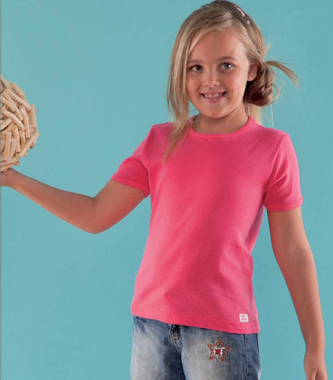 7600 CAMISETA MANGA CORTA 744-Frambuesa