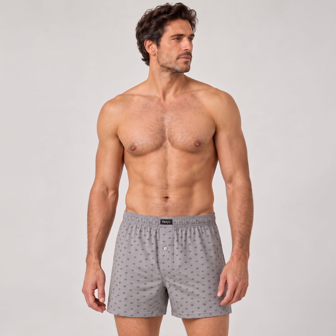 5046b BÓXER ABIERTO HOMBRE TALLAS GRANDES 100% ALGODÓN ARISTAS