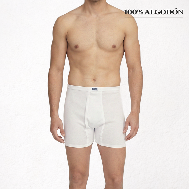 5077b BÓXER ABIERTO CLÁSICO CANALÉ 000-Blanco 2XL-64
