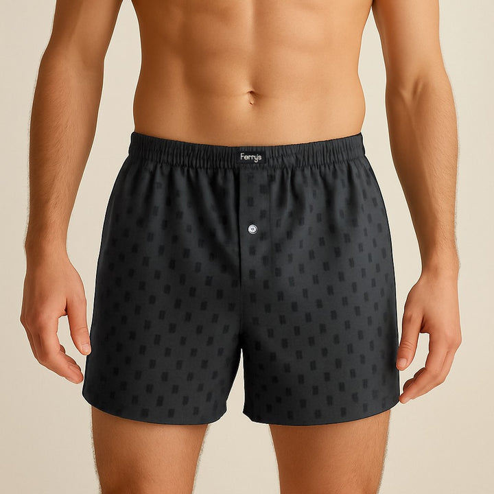 5099b KUBE EMBROIDERED BUTTON OPEN BOXER