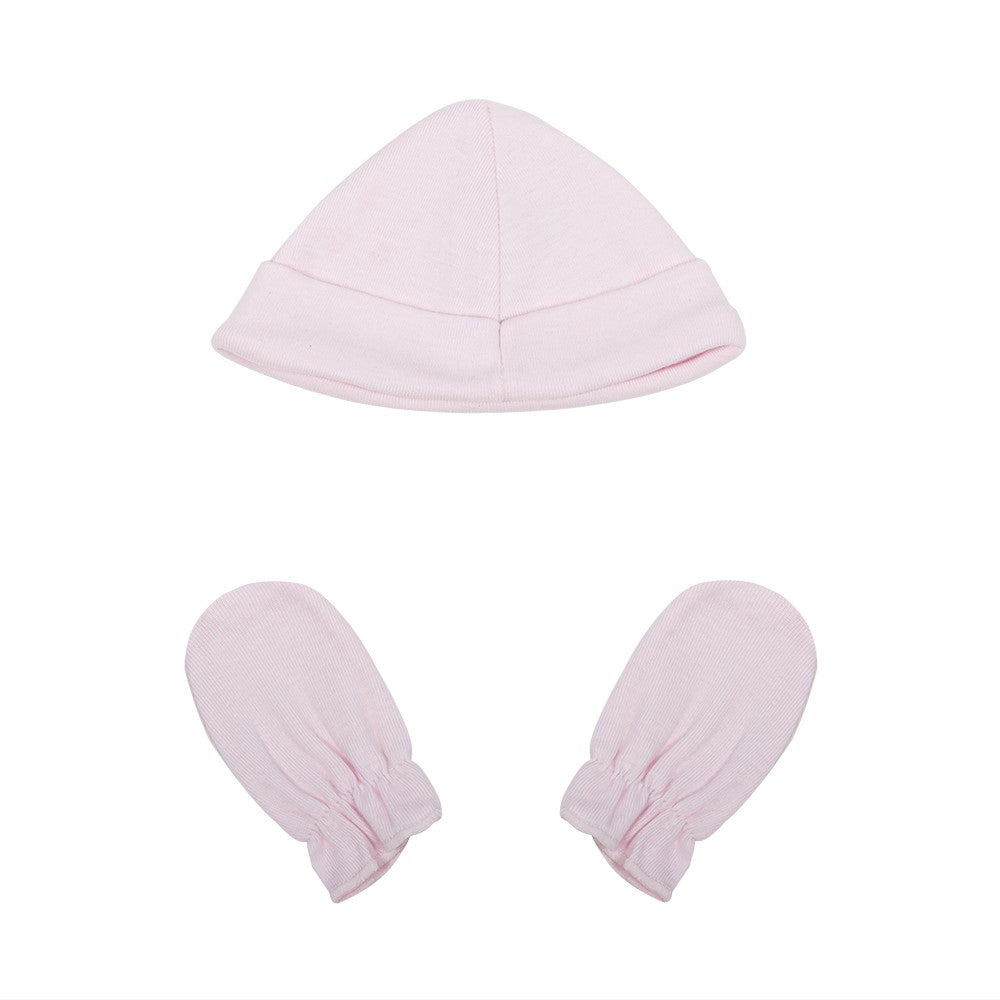 2100B GORRITO Y MANOPLAS ALGODÓN BLANCO