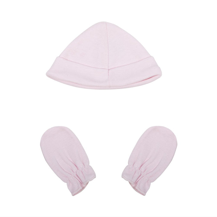 2100B GORRITO Y MANOPLAS ALGODÓN BLANCO