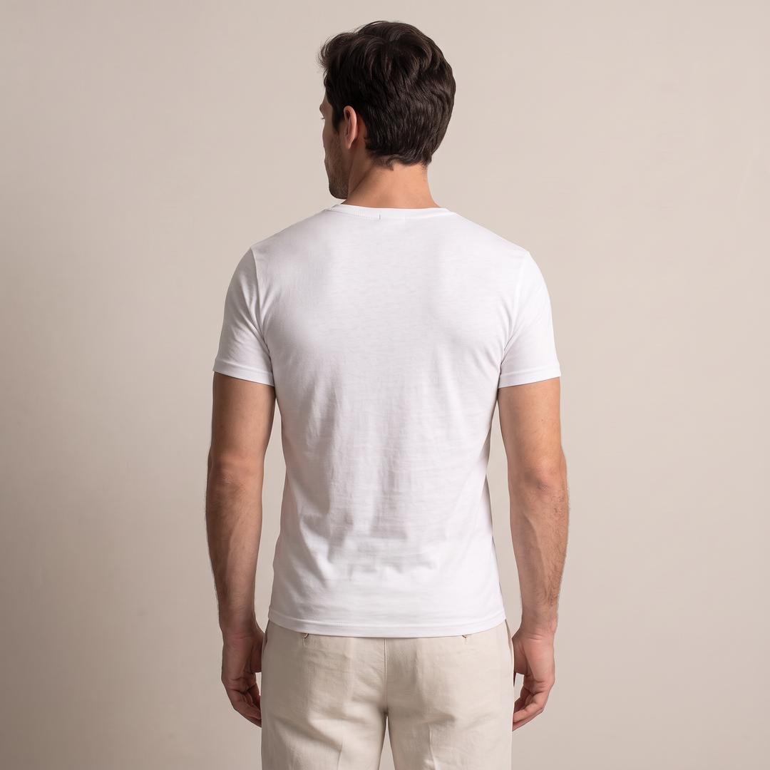 5206 CAMISETA MANGA CORTA CANALÉ CUELLO PICO